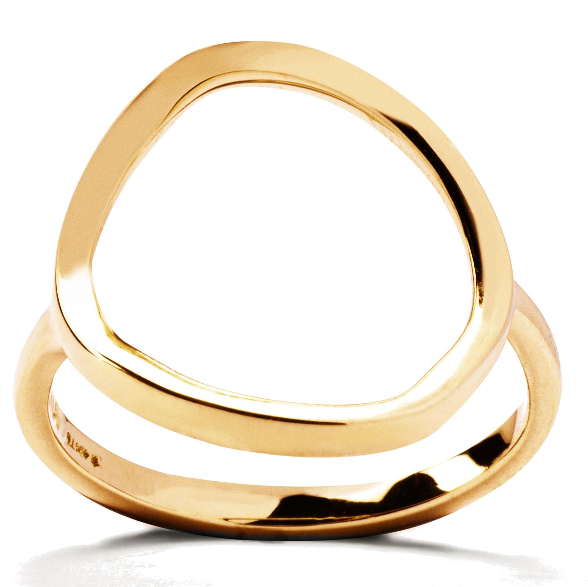 Bague cercle ouvert Alex Jona en or rose 18 carats Pour femmes en vente