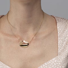 Alex Jona 18 Karat Yellow Gold Cat Pendant