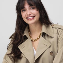 Alex Jona 18 Karat Yellow Gold Chain Link Necklace