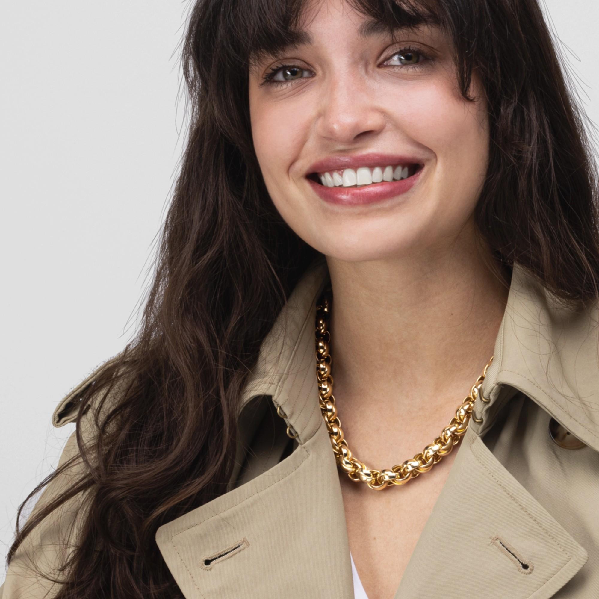 Alex Jona, collier à maillons en or jaune 18 carats Pour femmes en vente