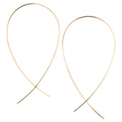 Alex Jona, pendants d'oreilles pendants en or jaune 18 carats