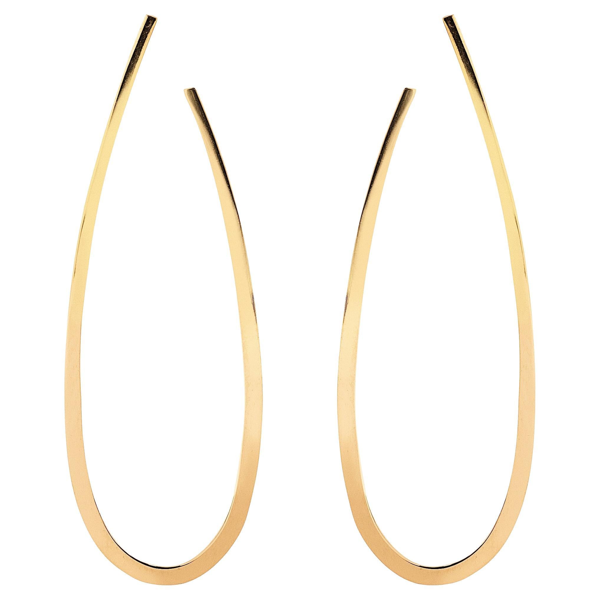 Alex Jona 18 Karat Yellow Gold Dangle Pendant Earrings