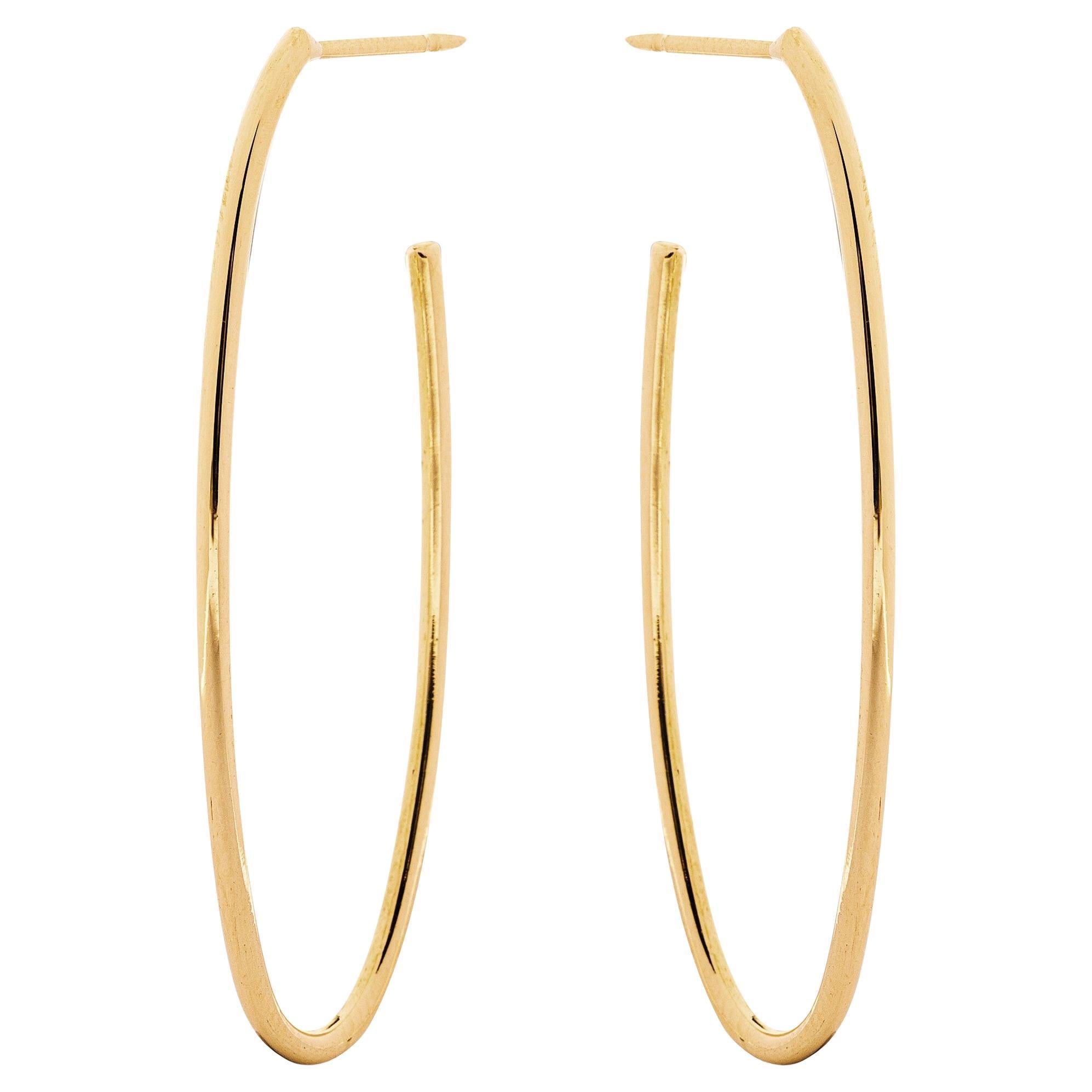 Alex Jona 18 Karat Yellow Gold Dangle Pendant Earrings