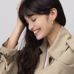 Alex Jona 18 Karat Yellow Gold Geometric Dangle Clip-On Earring Pendants