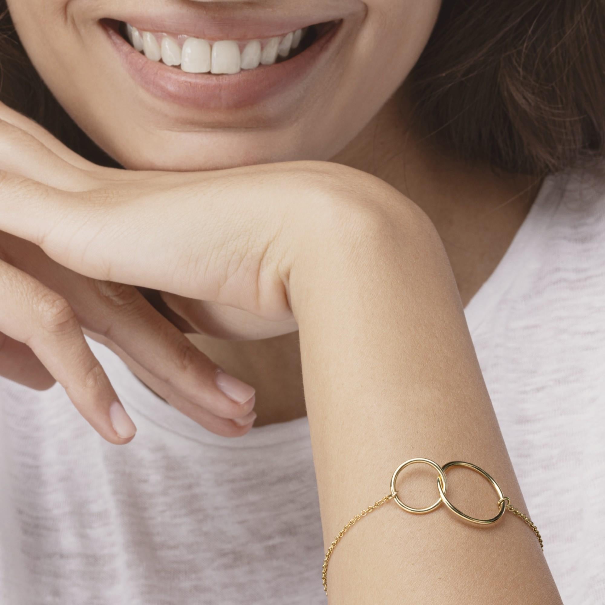 Alex Jona Bracelet chaîne en or jaune 18 carats en vente 1