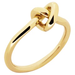 Alex Jona 18 Karat Yellow Gold Knot Ring