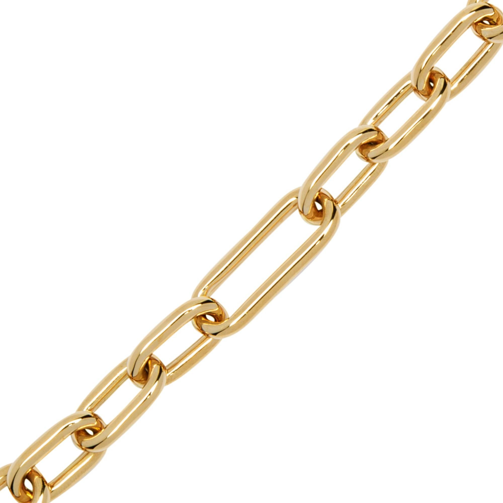 Alex Jona 18 Karat Gelbgold Gliederkette Armband für Damen oder Herren im Angebot