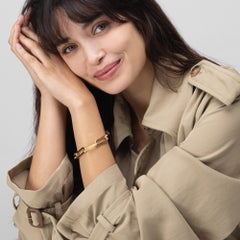 18 Karat Gelbgold Gliederkette-Armband von Alex Jona