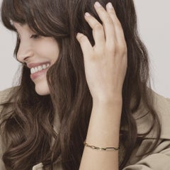 Alex Jona 18 Karat Yellow Gold Link Chain Bracelet