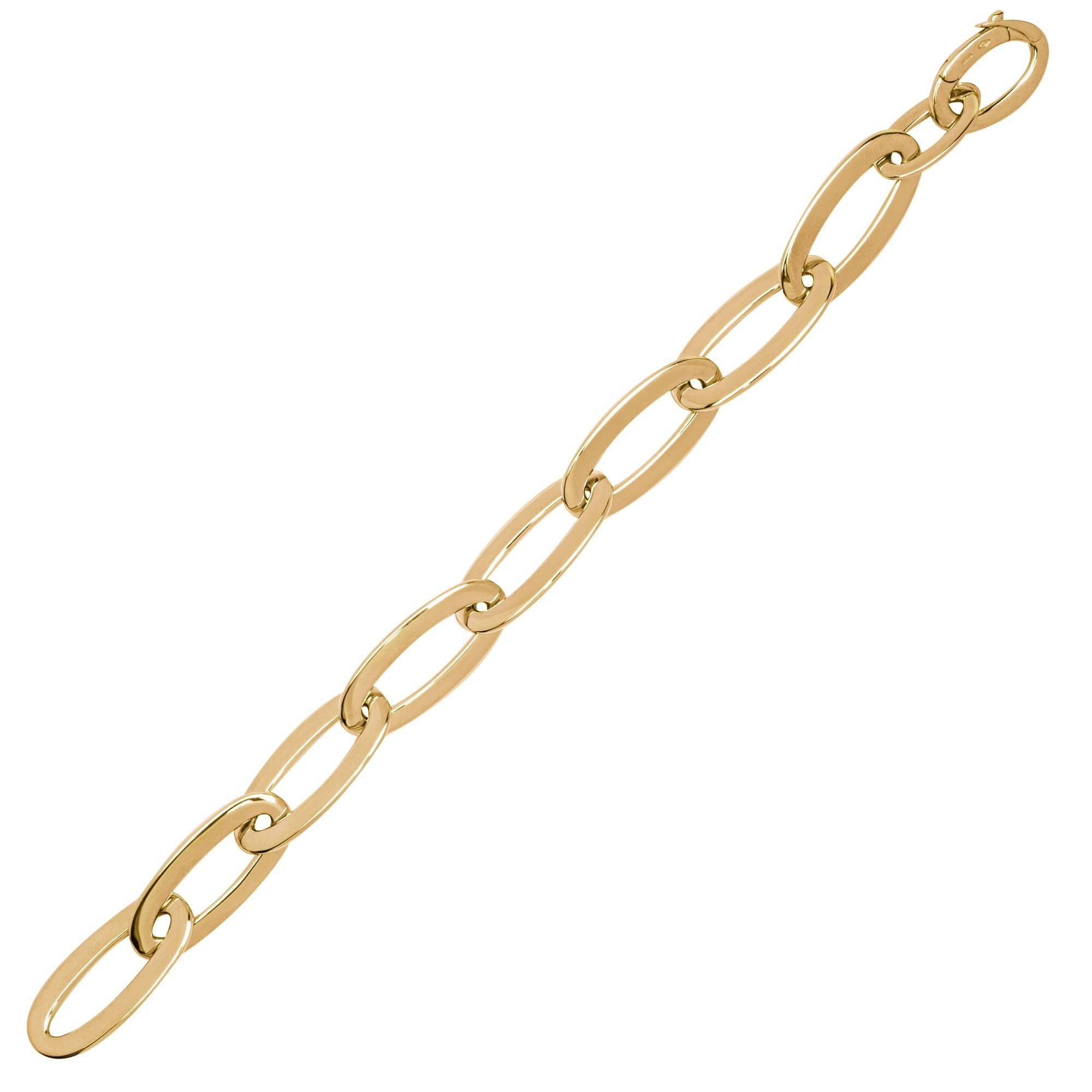 Alex Jona 18 Karat Gelbgold Gliederkette Armband (Zeitgenössisch) im Angebot