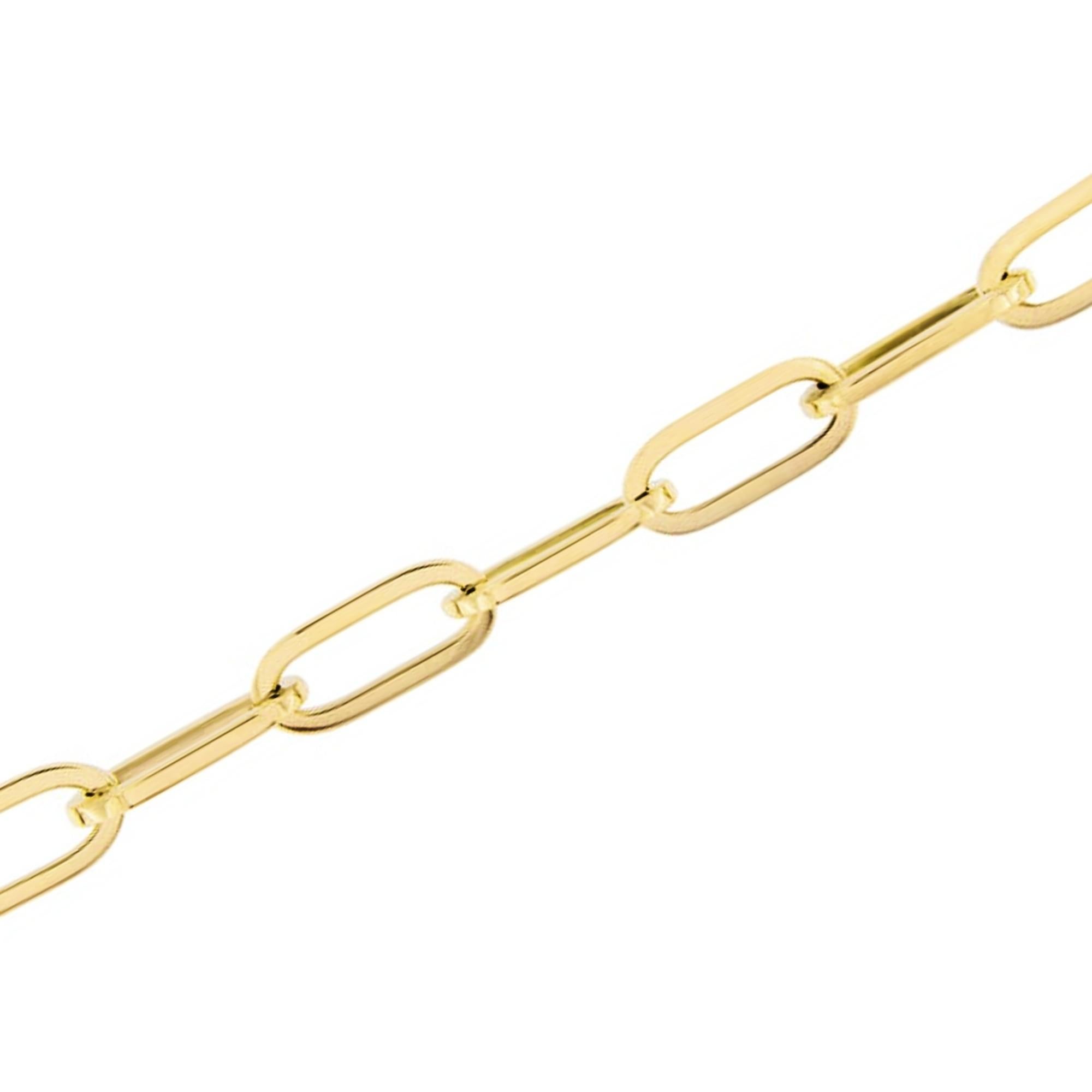 Alex Jona 18 Karat Yellow Gold Link Chain Bracelet In New Condition For Sale In Torino, IT