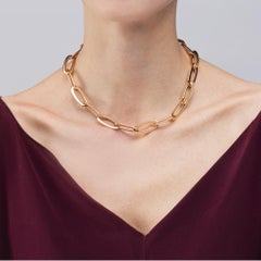 Alex Jona 18 Karat Yellow Gold Link Chain Necklace