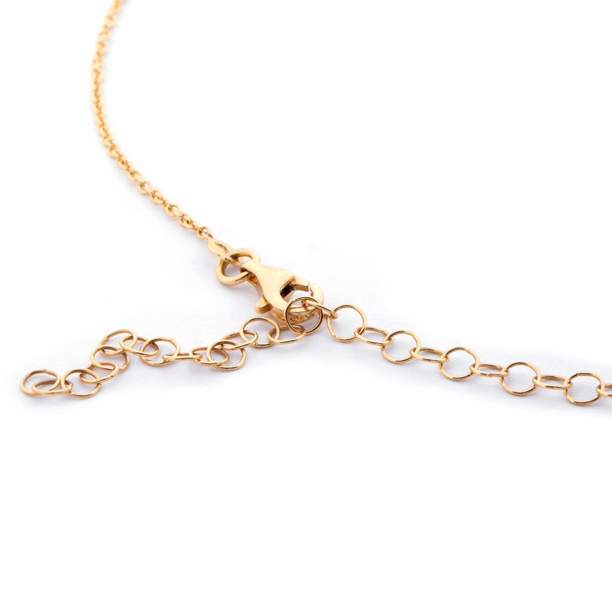 Alex Jona 18 Karat Yellow Gold Long Chain Necklace For Sale 1