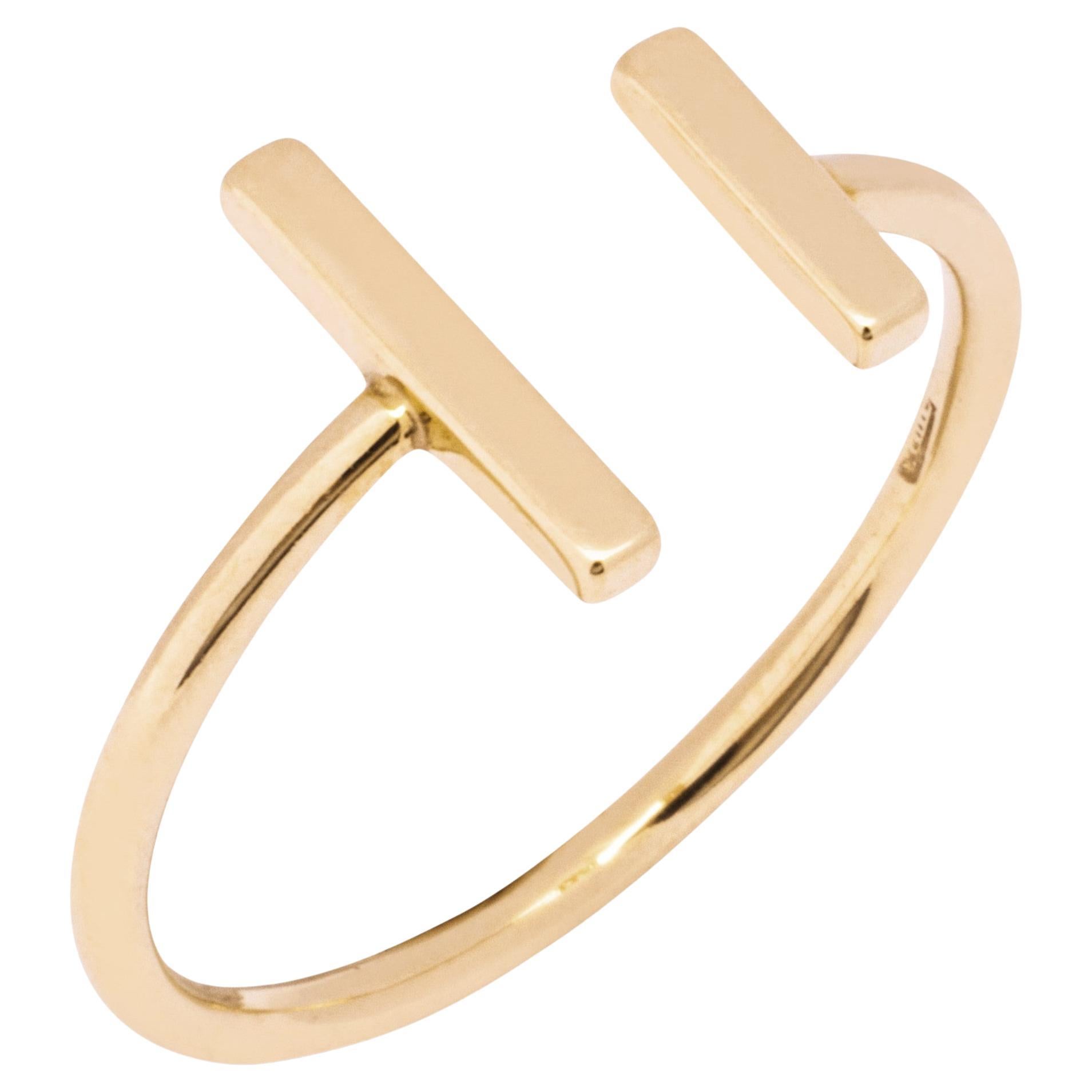 Alex Jona 18 Karat Yellow Gold Open Ring