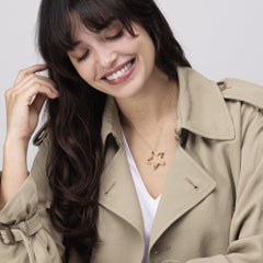 Alex Jona: 18 Karat Gelbgold Halskette mit Seestern-Anhänger