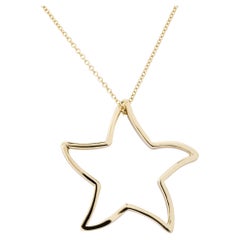 Alex Jona 18 Karat Yellow Gold Starfish Pendant Necklace