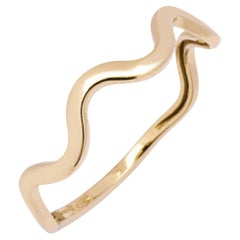 Alex Jona Anillo Onda Fina Oro Amarillo 18 Quilates