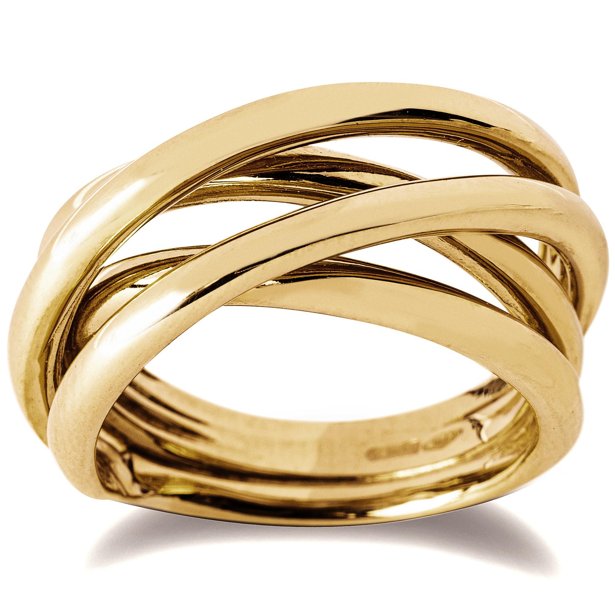 Alex Jona 18 Karat Yellow Gold Wrap Ring Band In New Condition For Sale In Lugano, CH