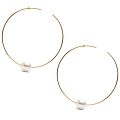 Louis Vuitton Louise hoop GM earrings at 1stDibs