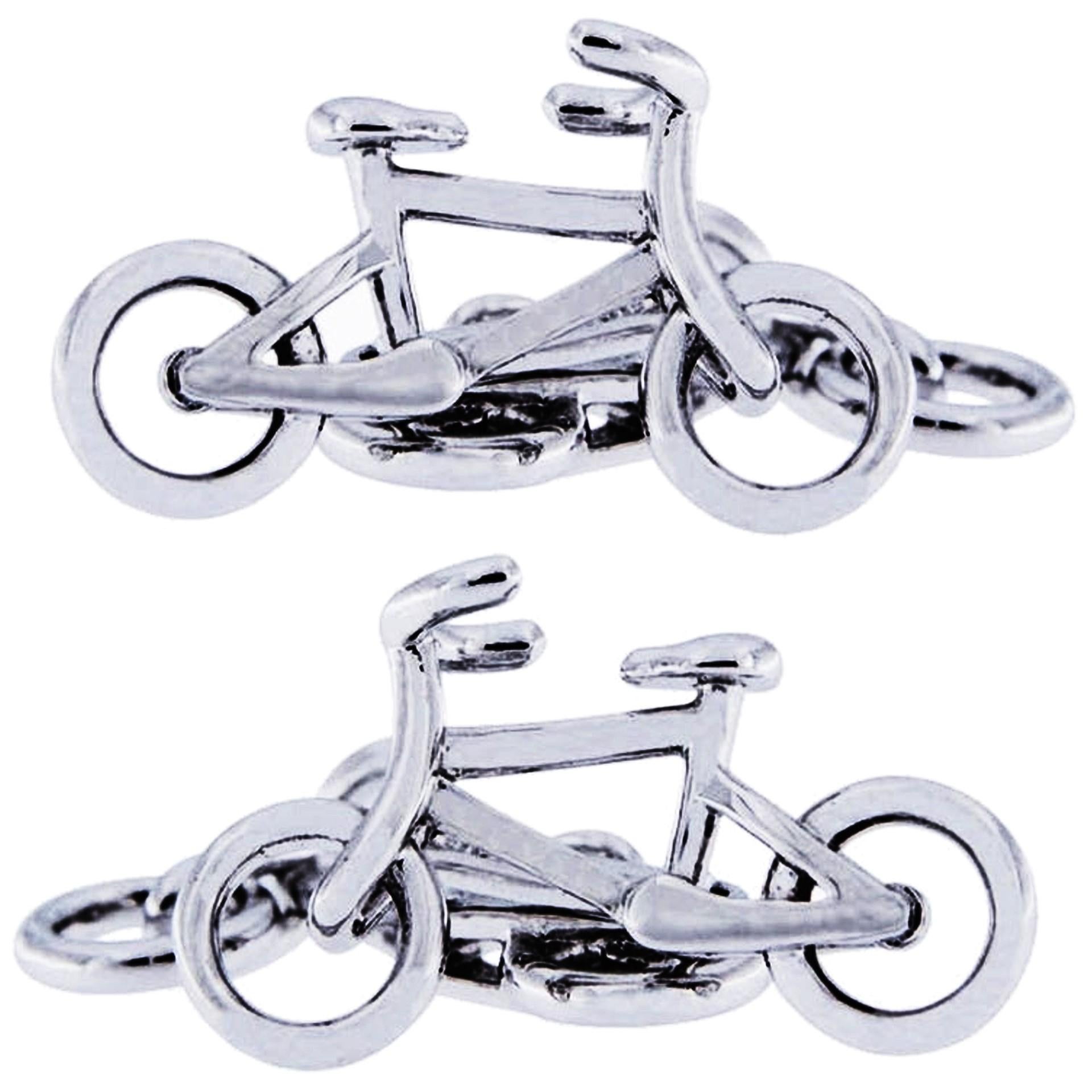 Gemelli in argento Alex Jona Bicycle In condizioni Nuovo in vendita a Lugano, CH
