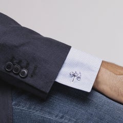 Alex Jona Bicycle Sterling Silver Cufflinks
