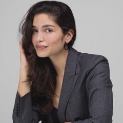 Alex Jona Schwarzer Achat Gelbgold-Anhänger Ohrringe