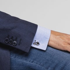 Alex Jona Gemelos Scooter Esmalte Negro Plata