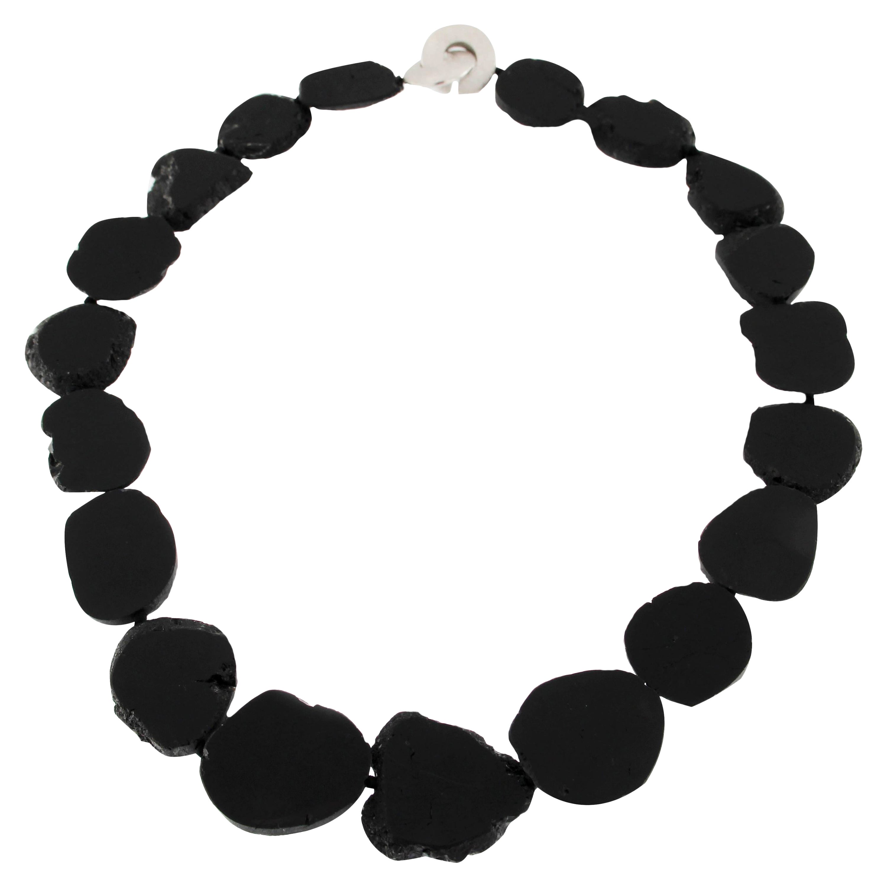 Alex Jona Black Tourmaline Necklace For Sale