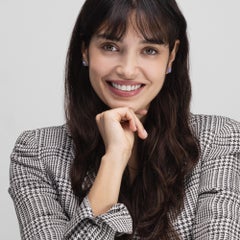 Alex Jona Blue Sapphire 18 Karat White Gold Square Earring Studs