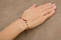 Alex Jona Burmese Spinel 18 Karat Rose Gold Bracelet