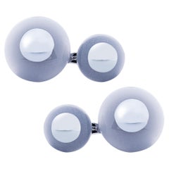 Alex Jona Chalcedony Sterling Silver Cufflinks