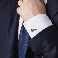 Alex Jona Chess Bishop Sterling Silver Cufflinks