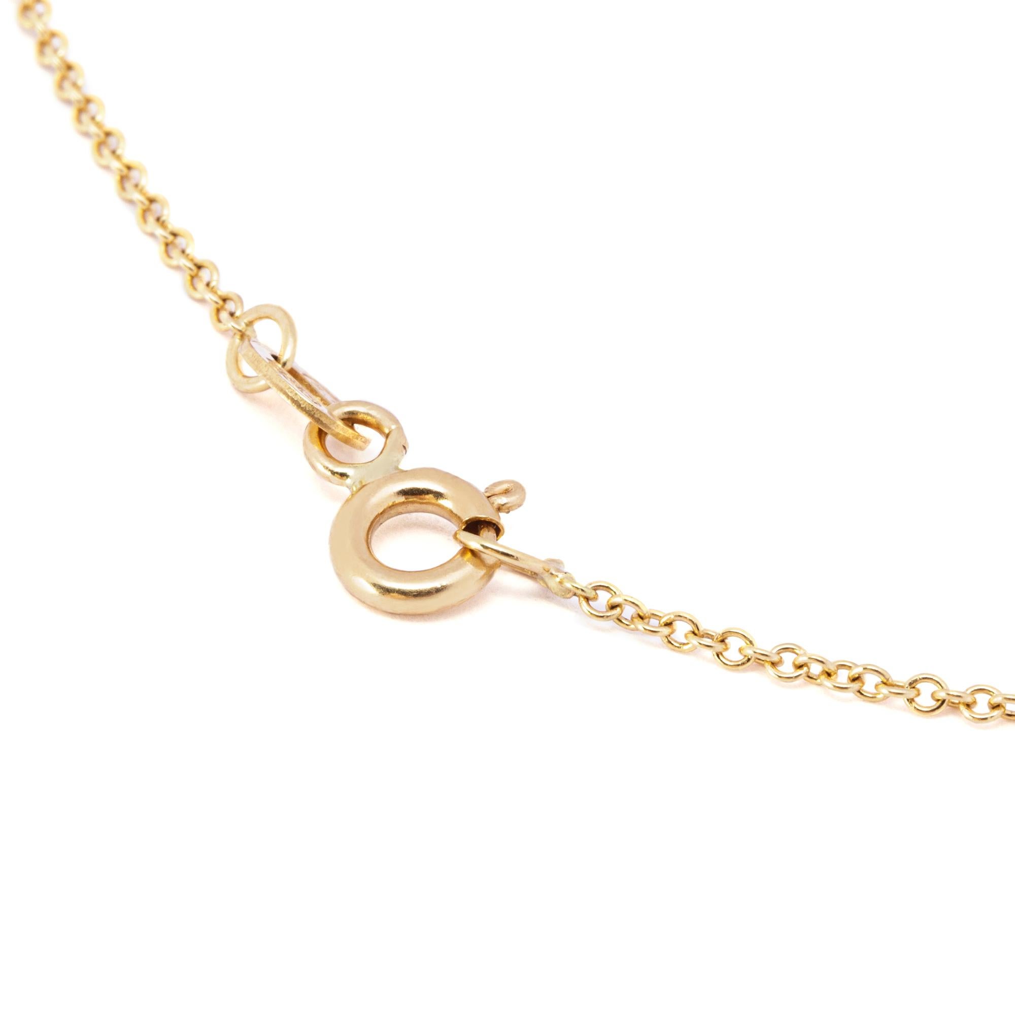 Alex Jona, collier en or jaune 18 carats avec perles en forme de tranches de diamants en vente 2