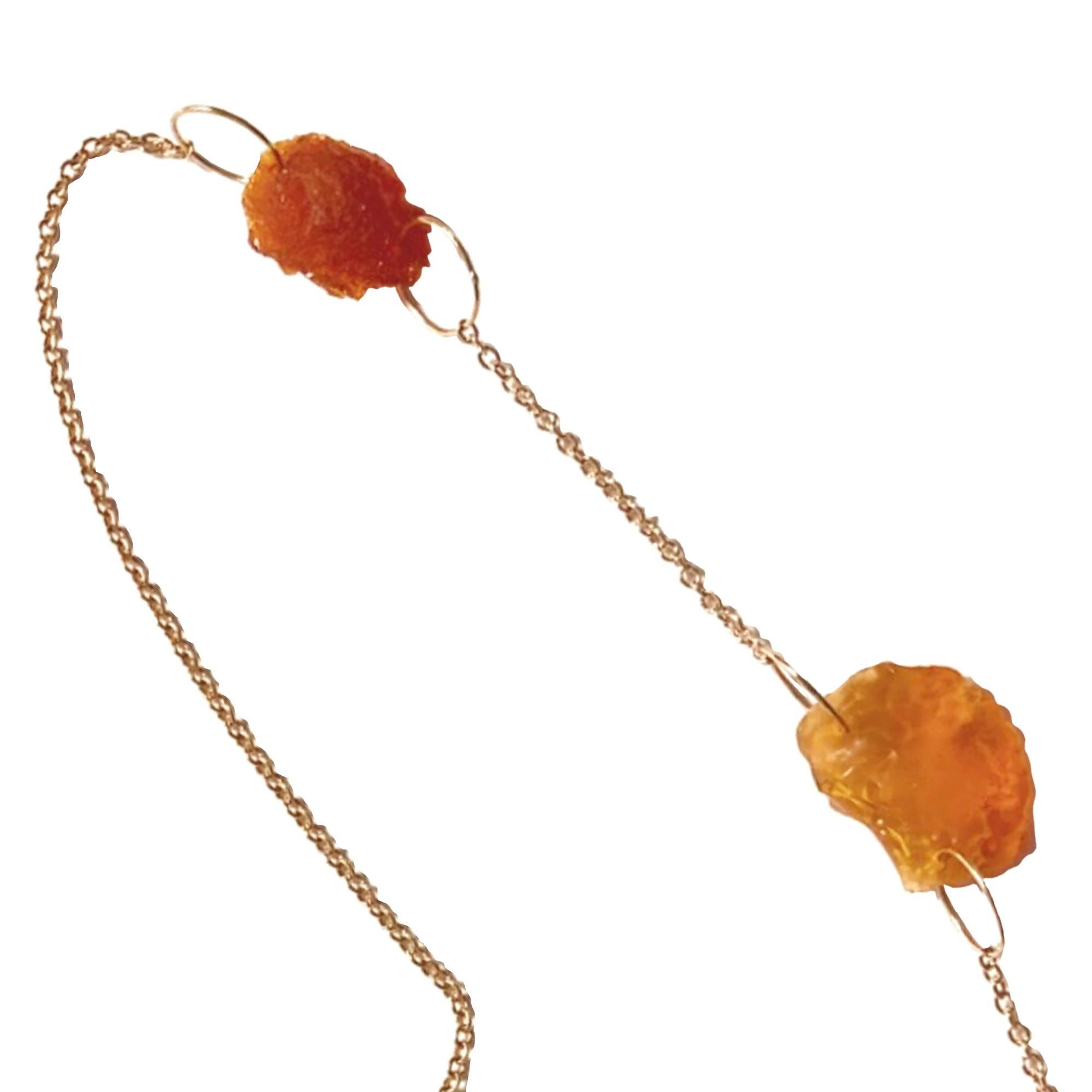 Oval Cut Alex Jona Fire Opal 18 Karat Rose Gold Necklace For Sale