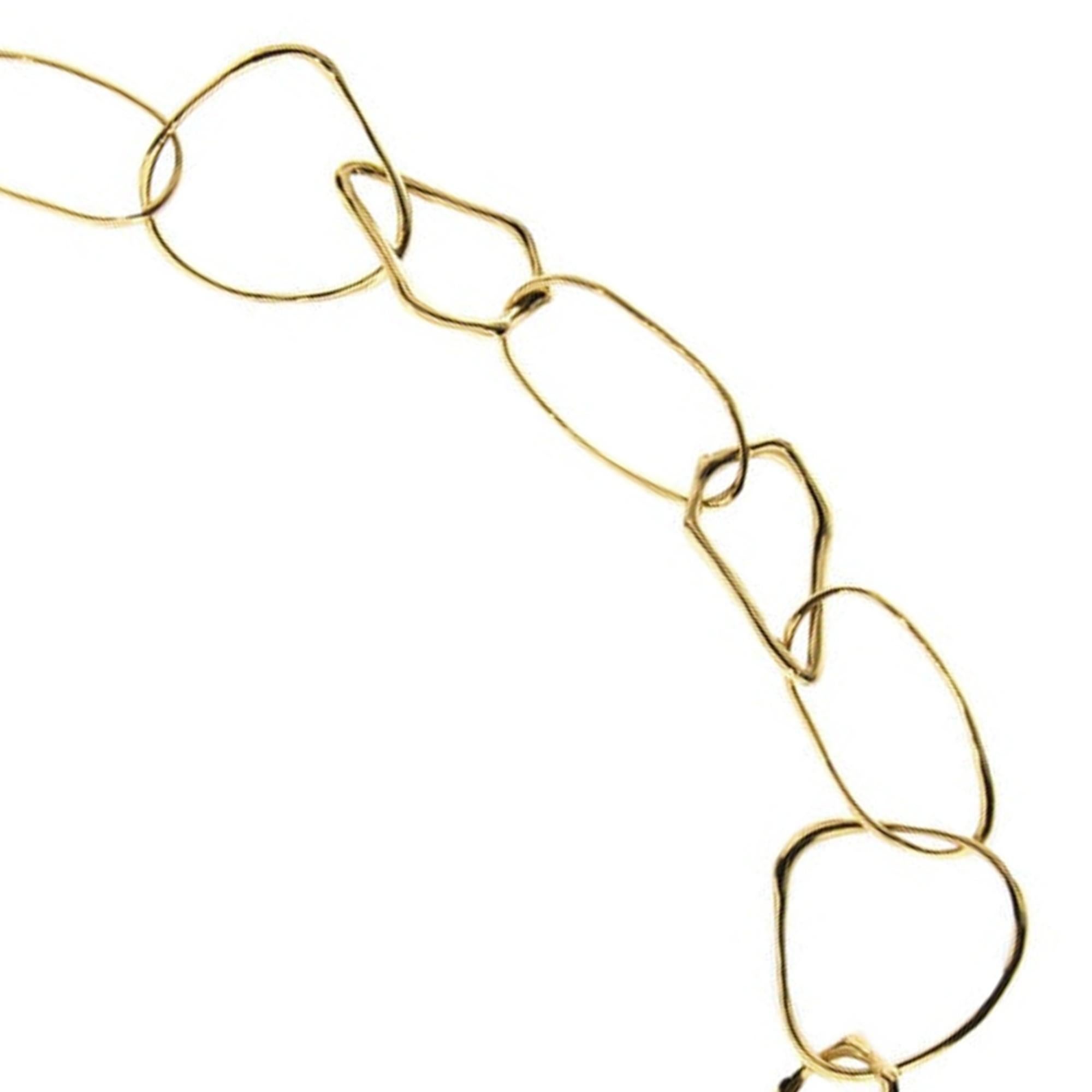 Alex Jona Freeform 18 Karat Yellow Gold Link Necklace In New Condition For Sale In Torino, IT