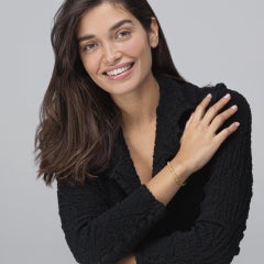 Alex Jona Gold-Plate Sterling Silver Woven Chain Bracelet