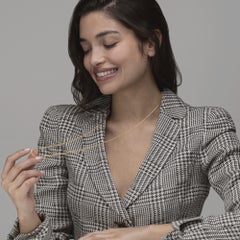 Alex Jona Gold-Plate Sterling Silver Woven Chain Necklace