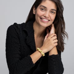 Alex Jona Gold-Plated Sterling Silver Link Chain Bracelet