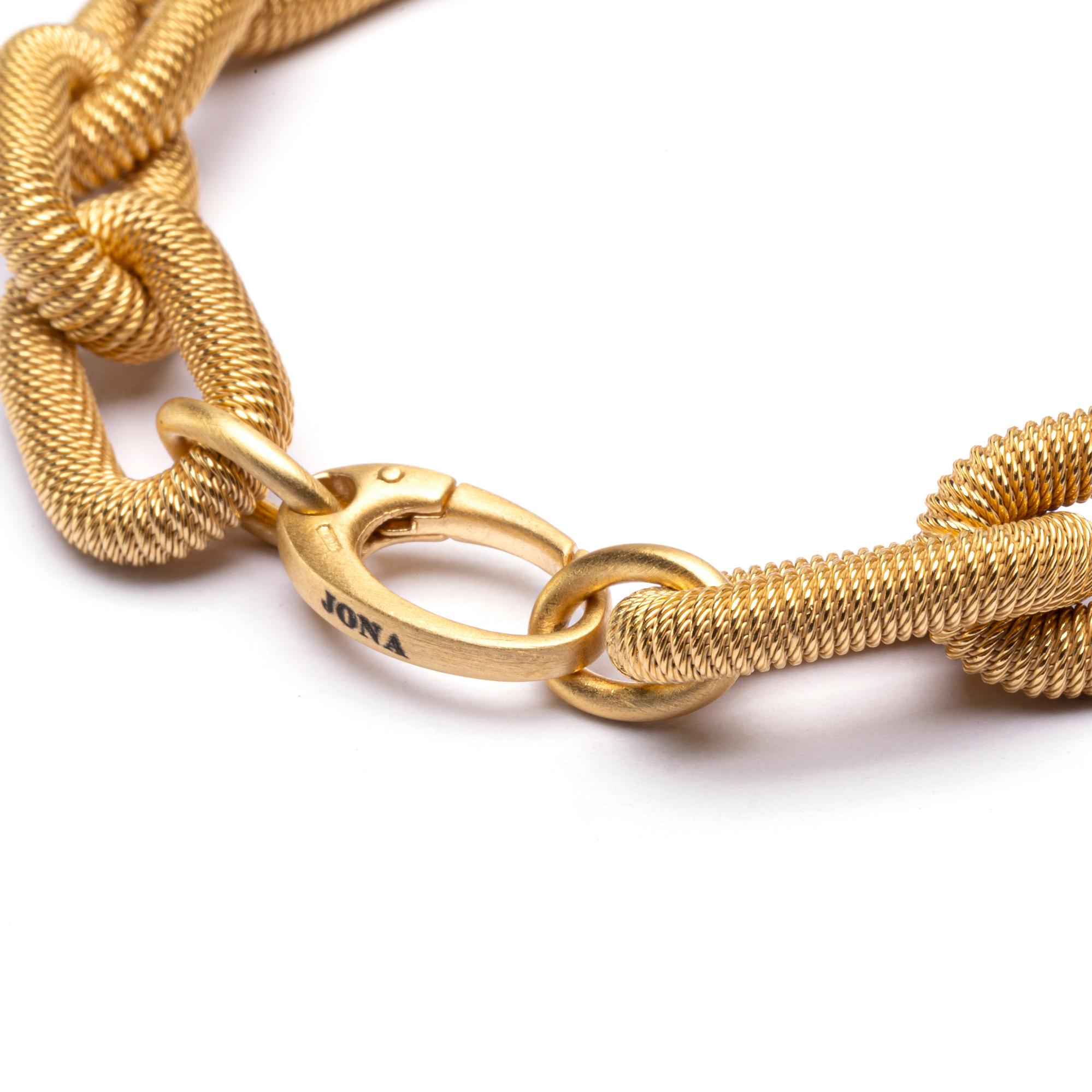 elongated link bracelet