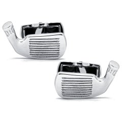 Alex Jona Golf-Club Sterling Silver Cufflinks