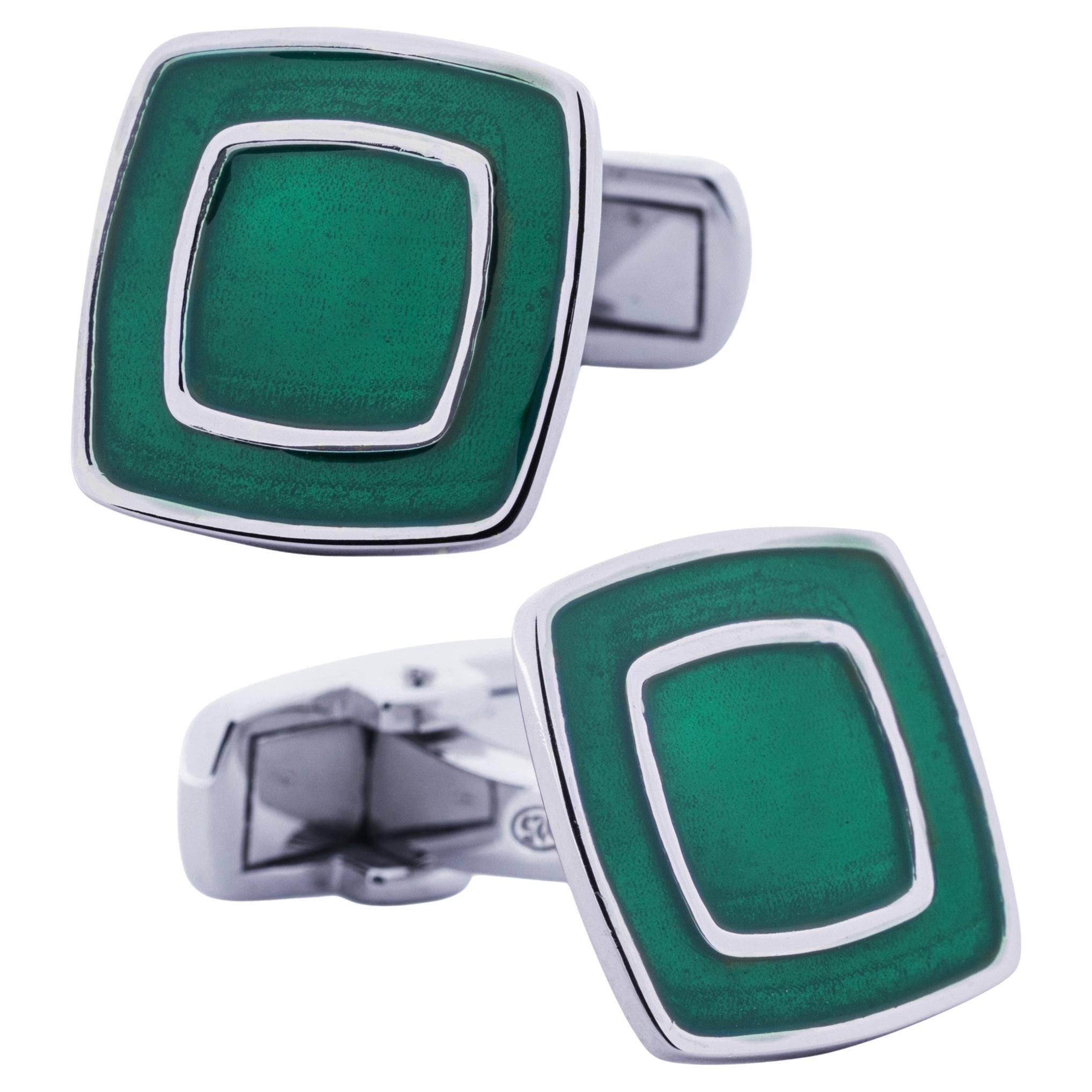 Gemelli in argento Greene & Greene Silver di Alex Jona