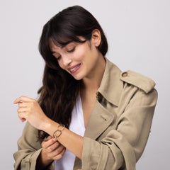 Alex Jona High-Tech Black Ceramic 18 Karat Rose Gold Curb Link Bracelet