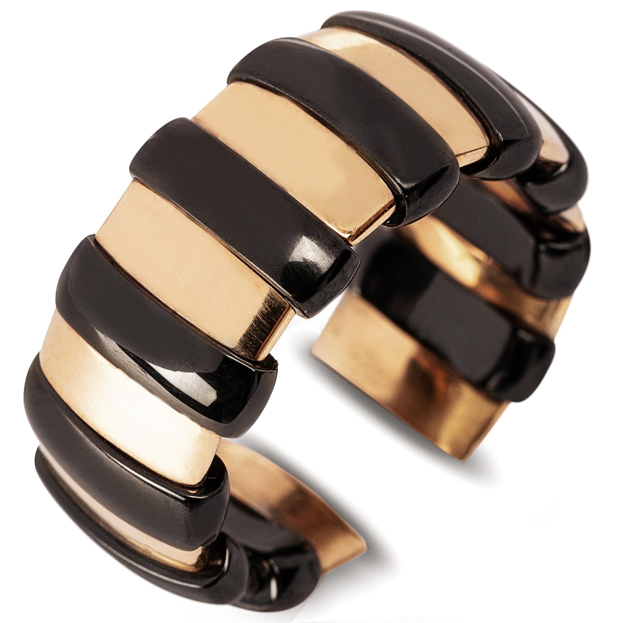 Anello Alex Jona in ceramica nera high-tech in oro rosa 18 carati In condizioni Nuovo in vendita a Lugano, CH