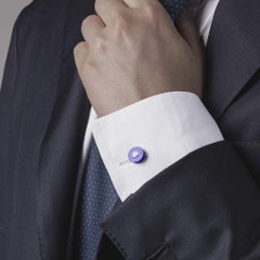 Alex Jona Lapislazuli Sterling Silber Manschettenknöpfe