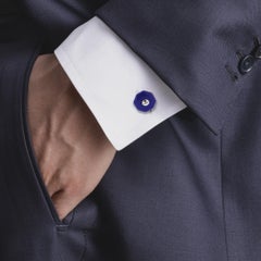 Alex Jona Lapislazuli Sterling Silber Manschettenknöpfe