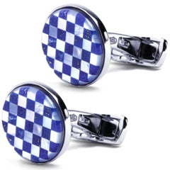 Gemelli in argento Alex Jona Lapis Lazuli