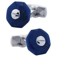 Gemelli in argento Alex Jona Lapis Lazuli