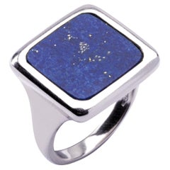 Alex Jona Anello con Lapislazzuli in argento Sterling Signet Ring