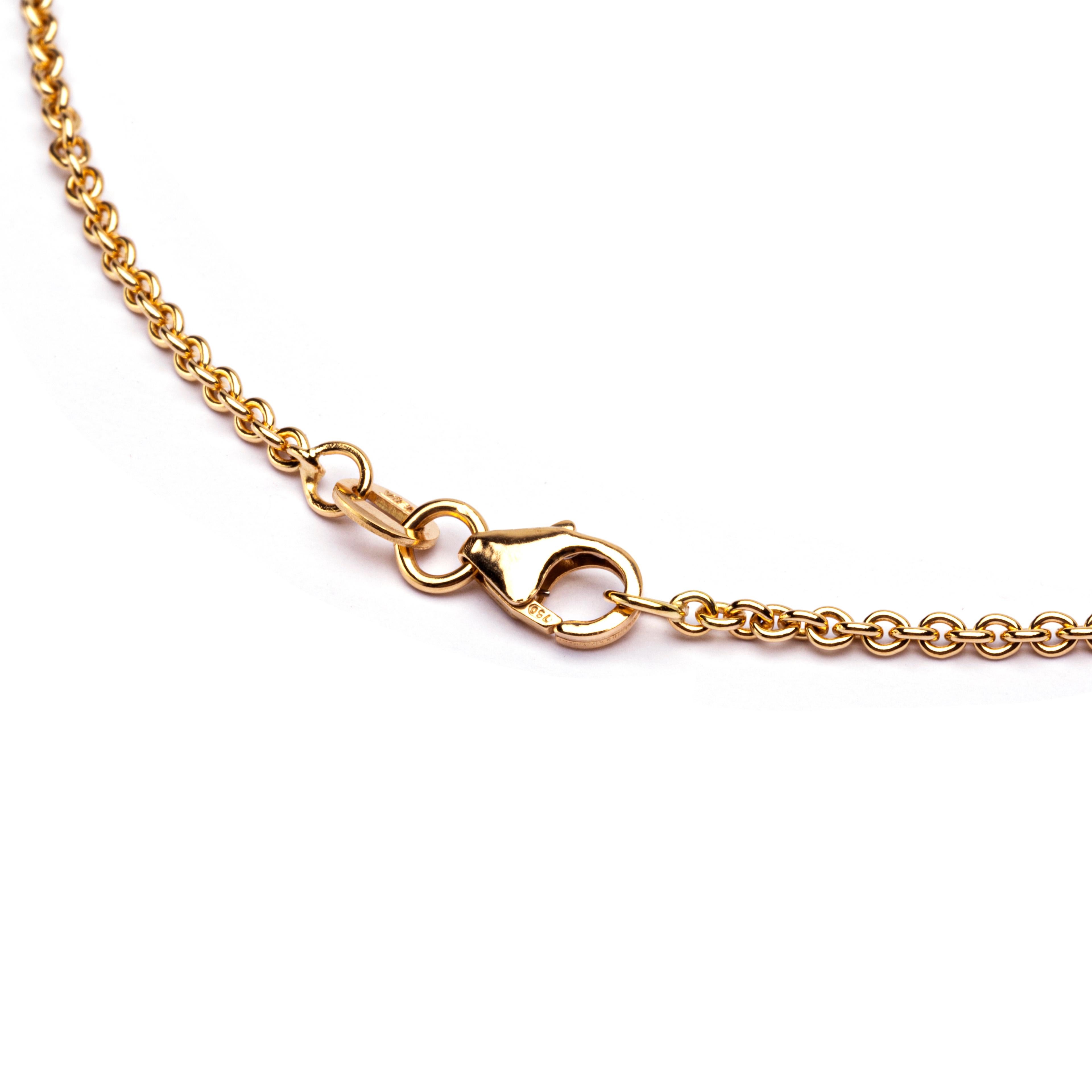 Round Cut Alex Jona Pink Sapphire Amethyst Diamond Rose Gold Heart Pendant Necklace For Sale