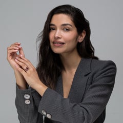 Alex Jona Pink Tourmaline Sapphire 18k Rose Gold Ring